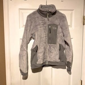 Womens SM Mountain Hardware Grey Monkey Jacket zip fleece jacket- not worn.